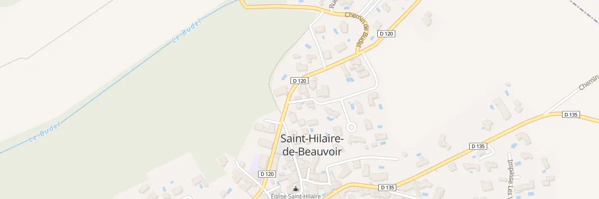Plan du 5046 Le Village à Saint-Hilaire-de-Beauvoir