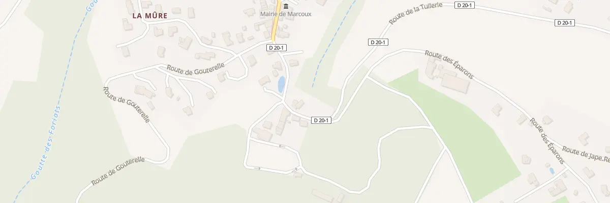 Plan du 94 Rue du Bourg à Marcoux