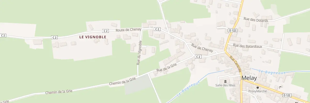 Plan du 5 Rue du Vignoble à Melay