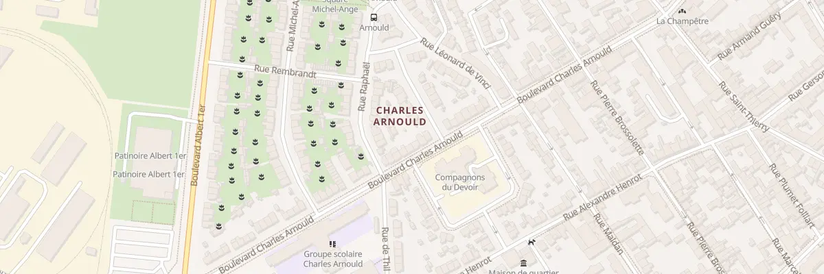 Plan du 132 Bd Charles Arnould à Reims