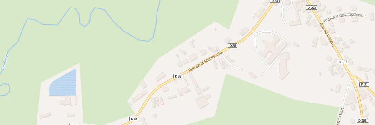 Plan du 38 Rue de la Maladrerie à Origny-en-Thiérache