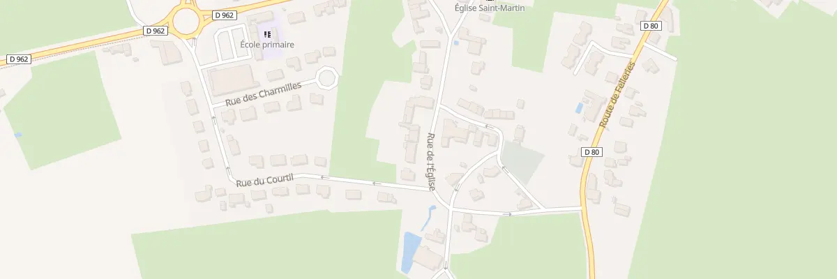 Plan du 18B Rue de l’Eglise à Beugnies