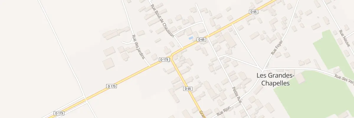 Plan du 30 Gr Grande Rue aux Grandes-Chapelles