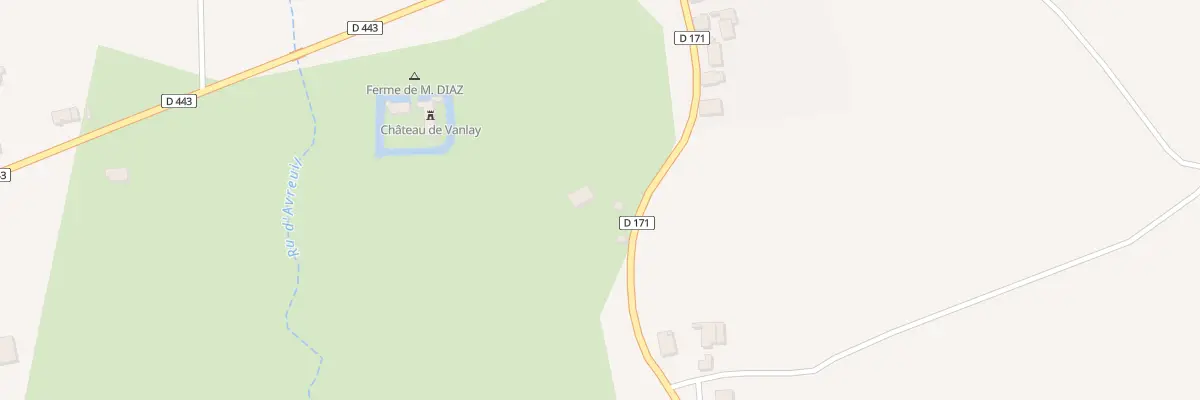 Plan du 2 Rue du Bois Lessus à Vanlay