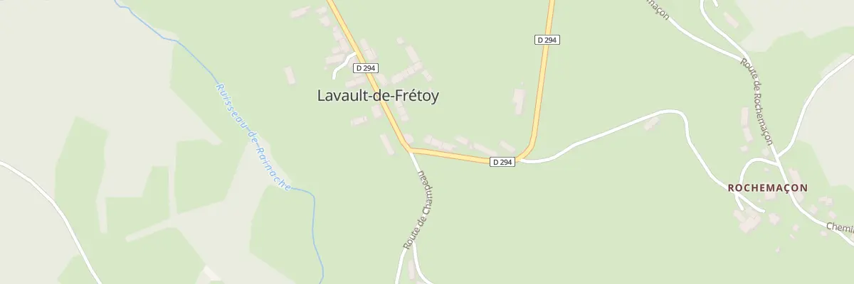 Plan du 30 Lavault à Lavault-de-Frétoy