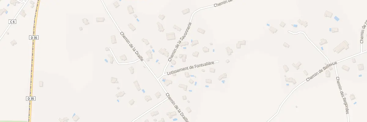 Plan du 3 Lot de Fontvaliere à Massillargues-Attuech