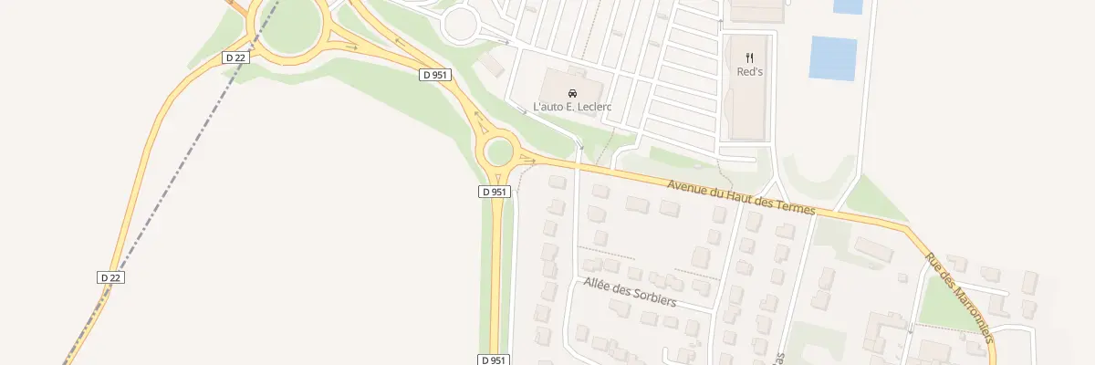 Plan du 7 Av du Haut des Termes à Champfleury