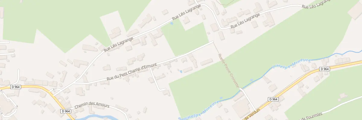 Plan du 29 Rue du Petit Champ d’Ermont à Wignehies