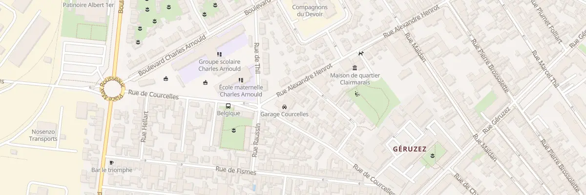 Plan du 89 Rue Alexandre Henrot à Reims