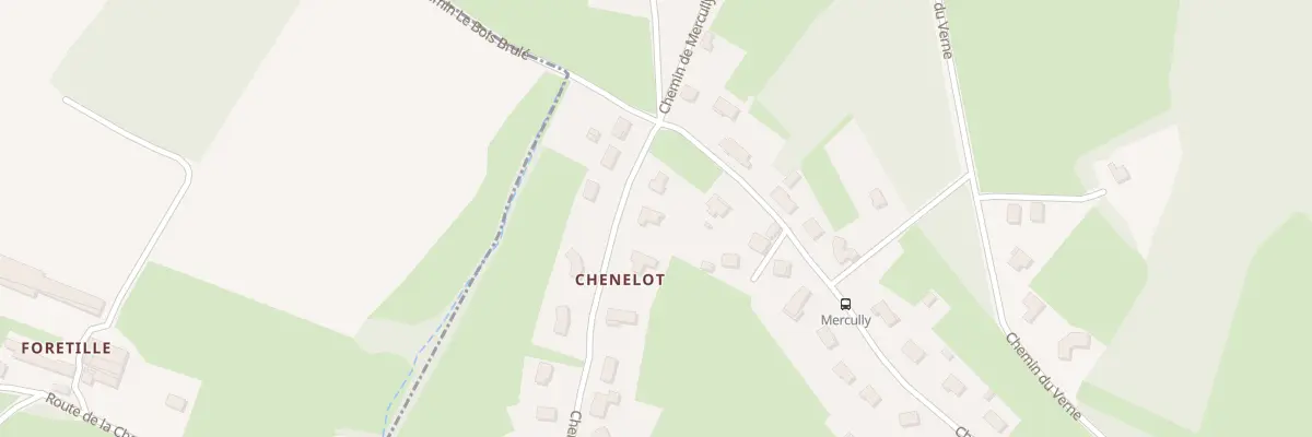 Plan du 5 Che du Chenolot à Gueugnon