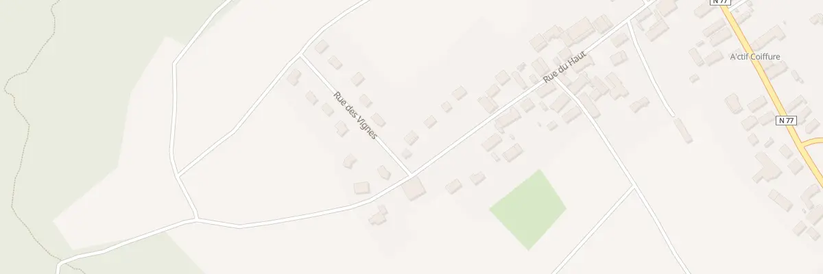 Plan du 22 Rue du Haut à Villery