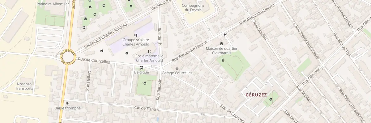 Plan du 87 Rue Alexandre Henrot à Reims
