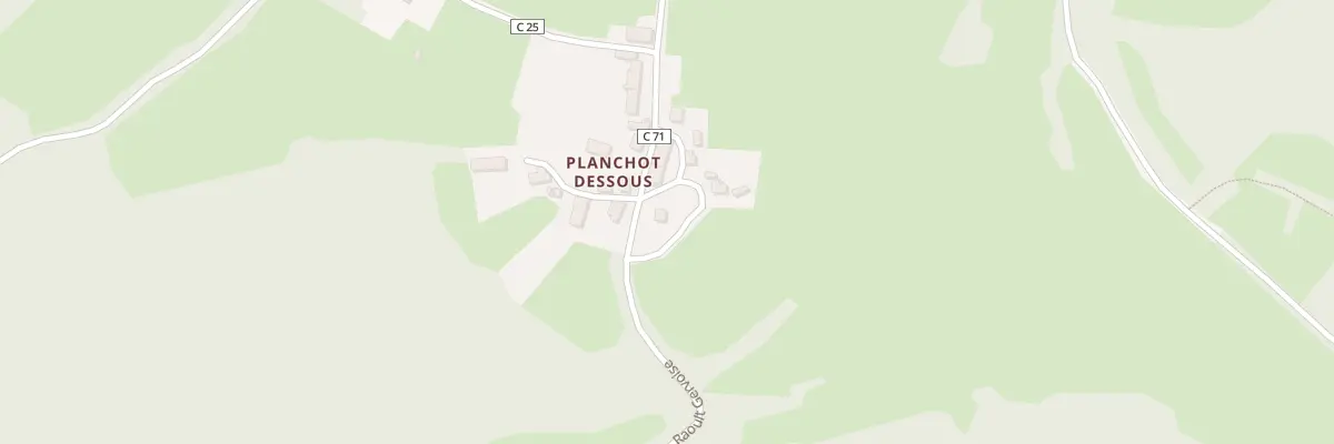 Plan du 6 Che de la Flopère à Planchez