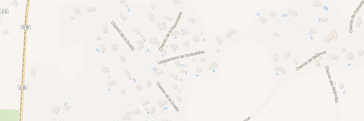 Plan du 12 Che de la Savonnerie à Massillargues-Attuech