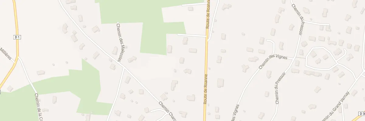 Plan du 521 Rte de Roanne à Saint-Germain-Laval