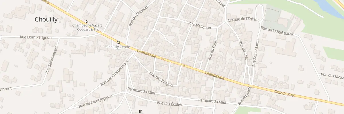 Plan du 33 Rue Gde Rue à Chouilly