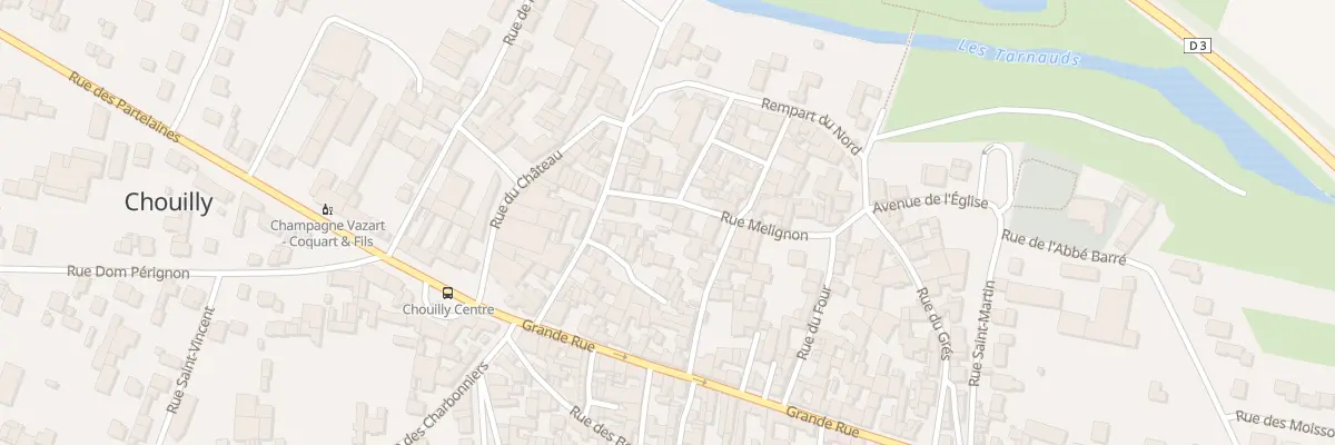 Plan du 1 Rue Melignon à Chouilly
