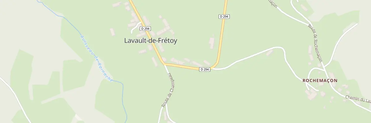 Plan du 28 Lavault à Lavault-de-Frétoy