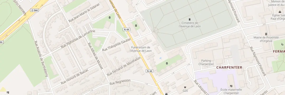 Plan du 444B Av de Laon à Reims