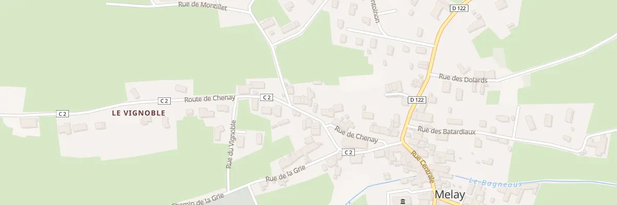 Plan du 18 Rue de Chenay à Melay