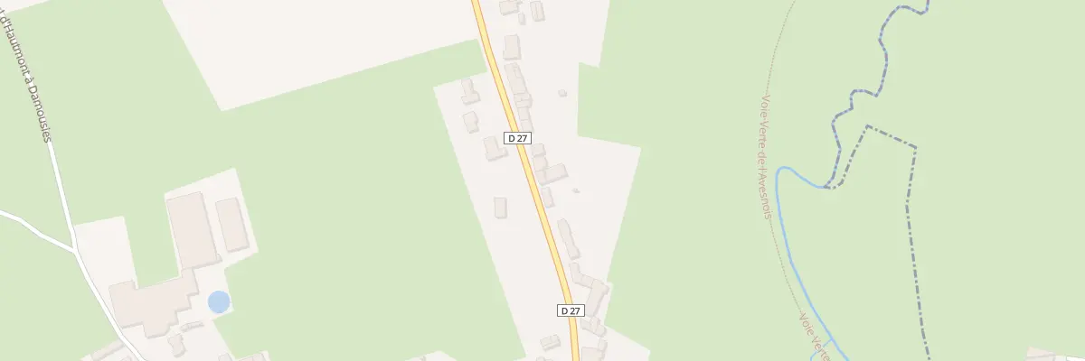 Plan du 30 Rue de Maubeuge à Damousies