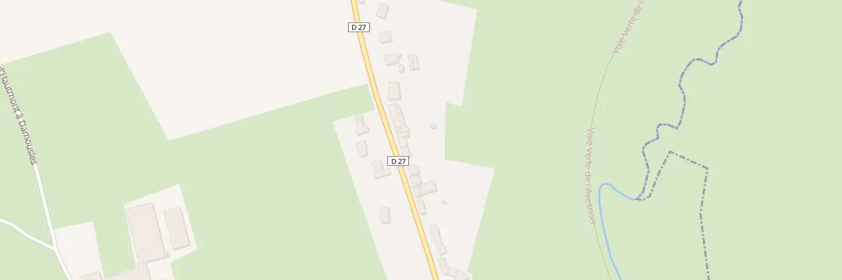 Plan du 38 Rue de Maubeuge à Damousies