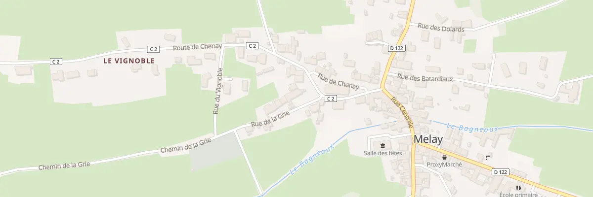 Plan du 15 Rue de Chenay à Melay
