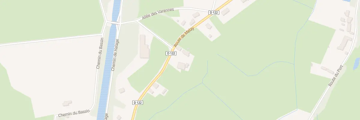 Plan du 2827 Rte de Melay. à Artaix