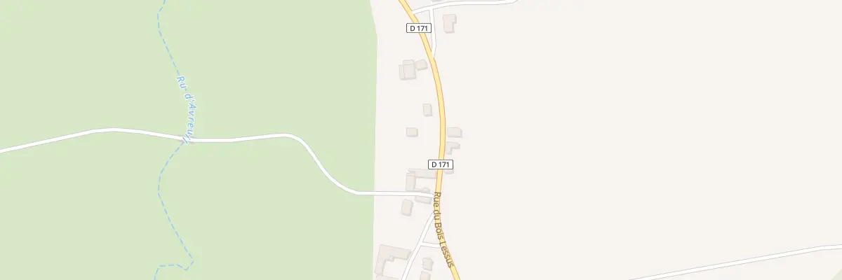 Plan du 12 Rue du Bois Lessus à Vanlay