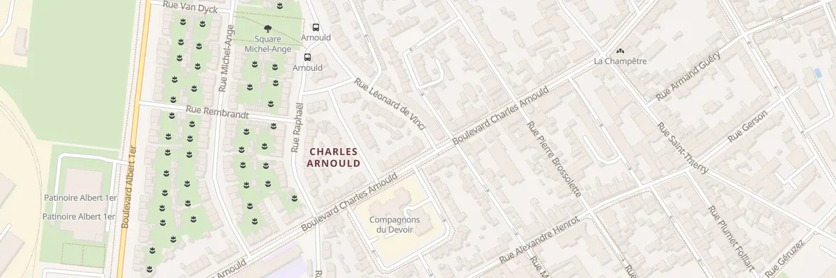 Plan du 114 Bd Charles Arnould à Reims