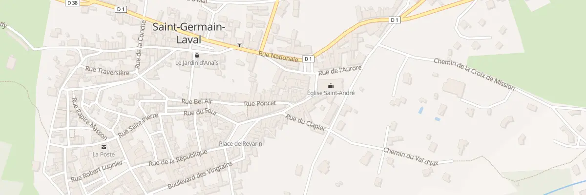 Plan du 65 Rue Poncet à Saint-Germain-Laval