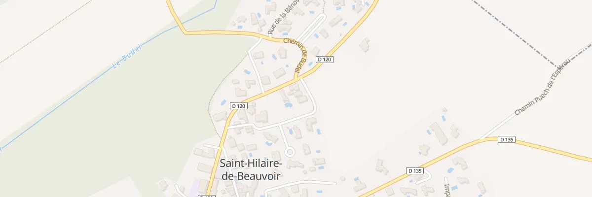 Plan du 187 Rue de la Margalliere à Saint-Hilaire-de-Beauvoir