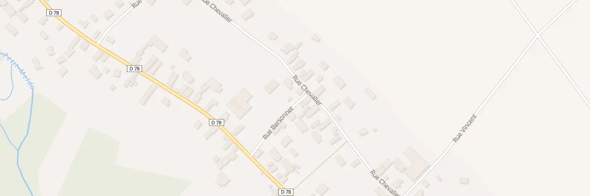 Plan du 7 Rue Bersonnet à Mergey