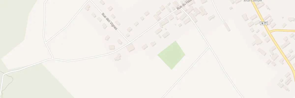 Plan du 13 Rue du Haut à Villery