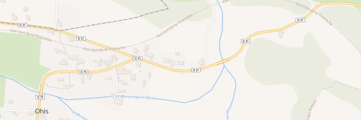 Plan du 25 Rue de Fougères à Ohis