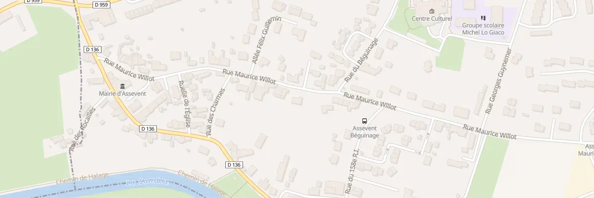 Plan du 46 Rue Maurice Willot à Assevent