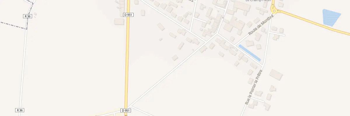 Plan du 4 Rte de Villers aux Noeuds à Champfleury