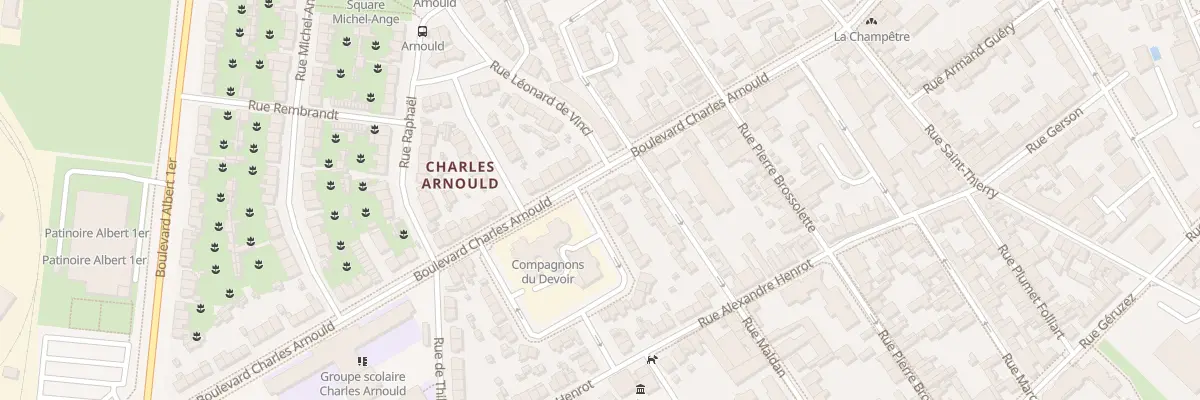 Plan du 111 Bd Charles Arnould à Reims