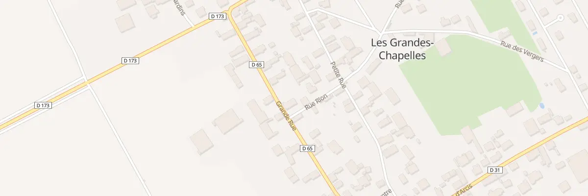 Plan du 18 Gr Grande Rue aux Grandes-Chapelles