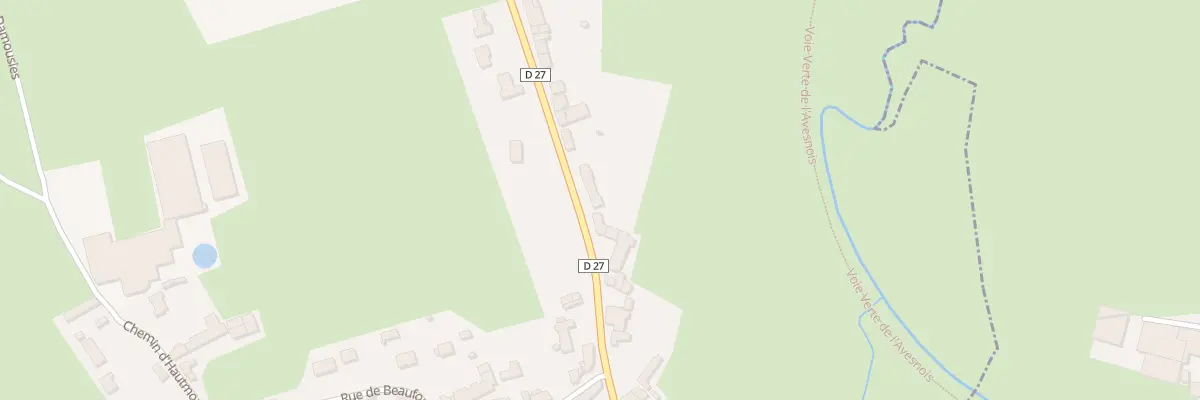 Plan du 26 Rue de Maubeuge à Damousies