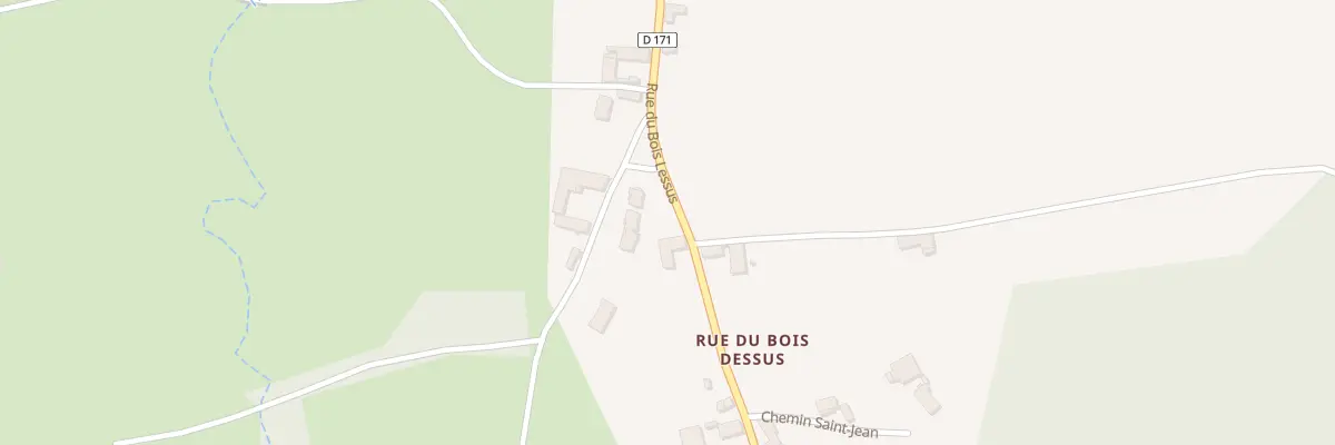 Plan du 18 Rue du Bois Lessus à Vanlay
