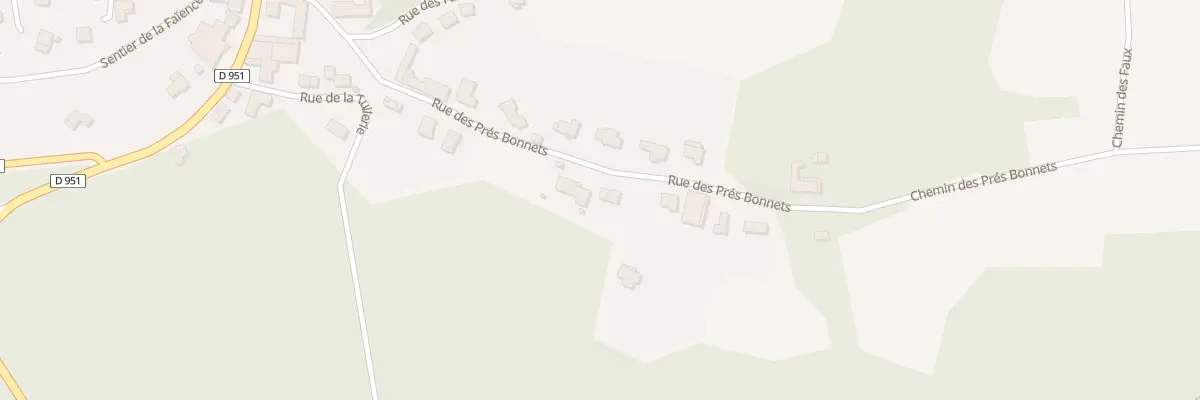 Plan du 10 Rue des Pres Bonnets à Villers-Allerand
