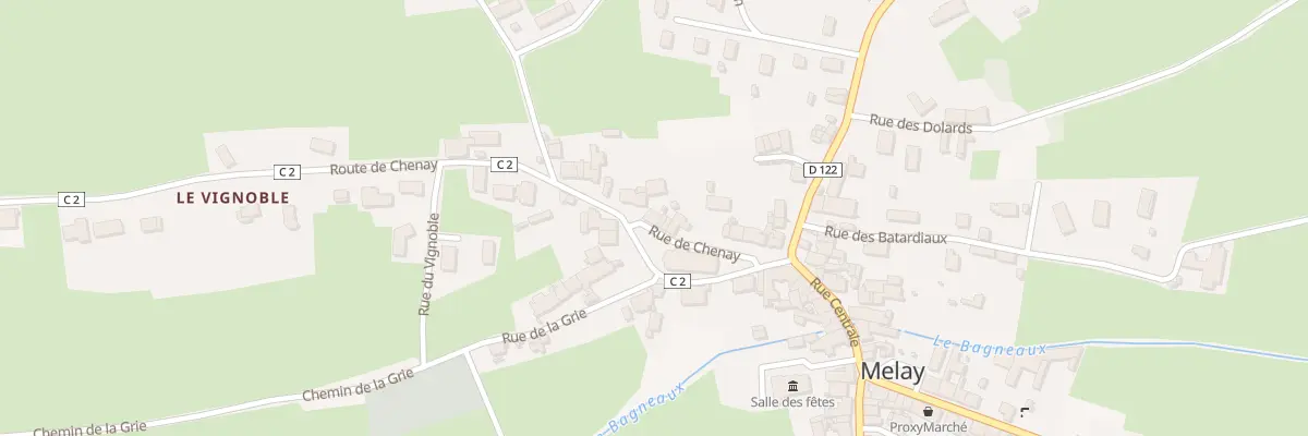 Plan du 12 Rue de Chenay à Melay