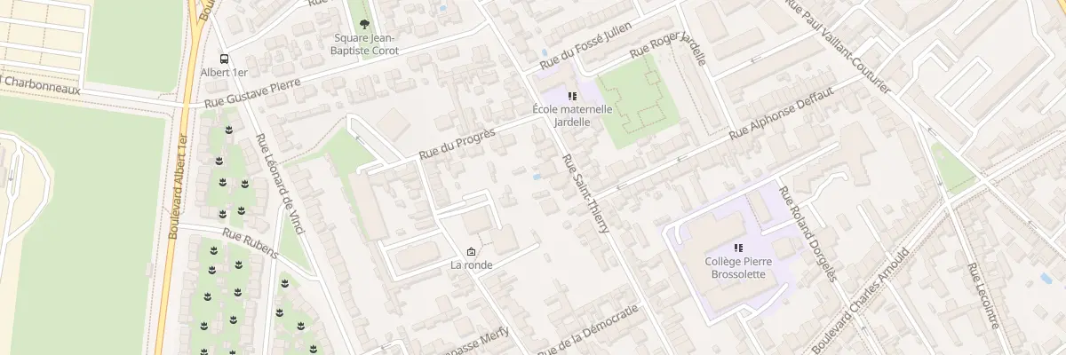 Plan du 107 Rue Saint-Thierry à Reims