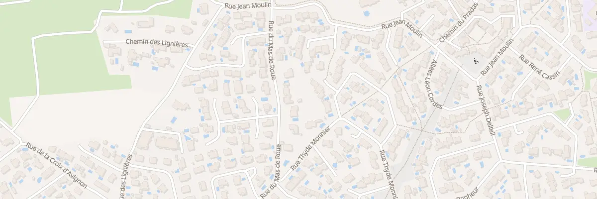 Plan du 450 Rue du Mas de Roue à Baillargues