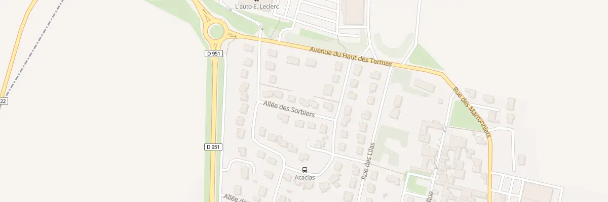 Plan du 6 All des Sorbiers à Champfleury