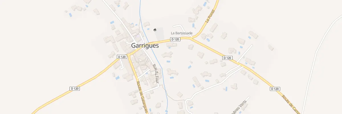 Plan du 16 Les Peiridilles à Garrigues