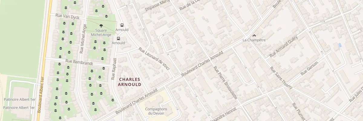 Plan du 106 Bd Charles Arnould à Reims