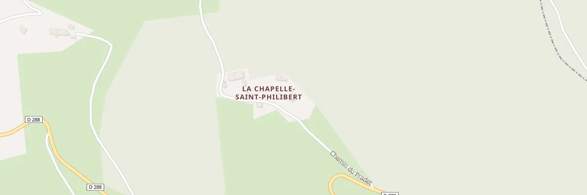 Plan du 5191 La Chapelle-Saint-Philiber à Lanarce