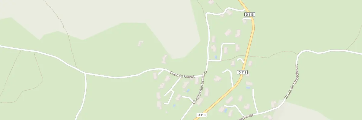Plan du 213 Che des Briasses à Bard